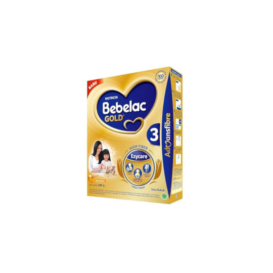 Bebelac Gold 3 Madu Susu Bubuk Tinggi Serat 700 g Bebelac Gold 3 Madu Susu Bubuk Tinggi Serat 700 g
