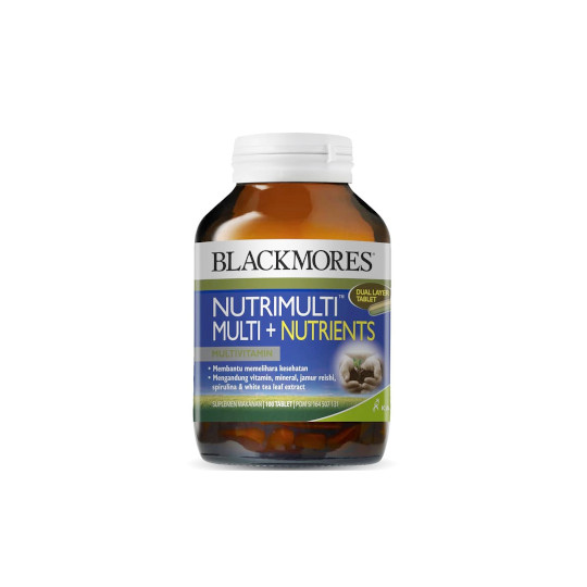 BLACKMORES NUTRIMULTI + NUTRIENTS 100 TABLET BLACKMORES NUTRIMULTI + NUTRIENTS 100 TABLET