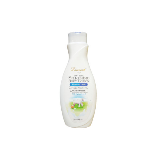 Laurent Silkening Body Lotion With Goat Milk 600 ml Kegunaan, Efek