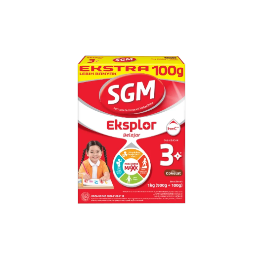 SGM Eksplor 3 Plus Complinutri Cokelat Susu Bubuk 900 g SGM Eksplor 3 Plus Complinutri Cokelat Susu Bubuk 900 g