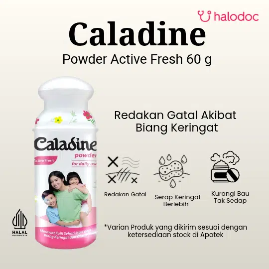 Caladine Powder Active Fresh 60 g - Gambar 1