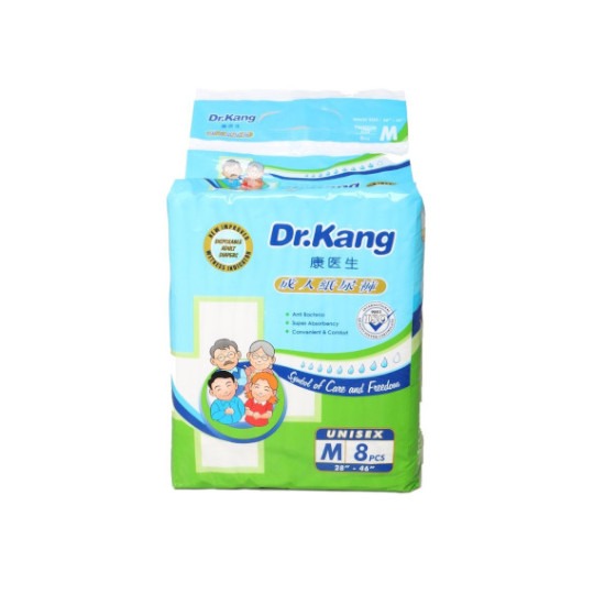 DR KANG DISP SIZE M ADULT DIAPERS 8 PIECES DR KANG DISP SIZE M ADULT DIAPERS 8 PIECES