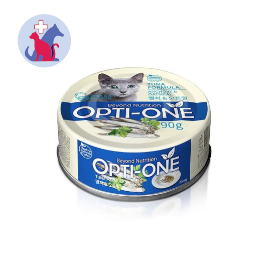 Opti One Cat Tuna With Anchovy & Oatmeal 90 g Kegunaan, Efek Samping