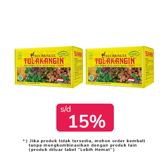 Tolak Angin Cair Plus Madu 2 Box (@12 Sachet) - Lebih Hemat Tolak Angin Cair Plus Madu 2 Box (@12 Sachet) - Lebih Hemat