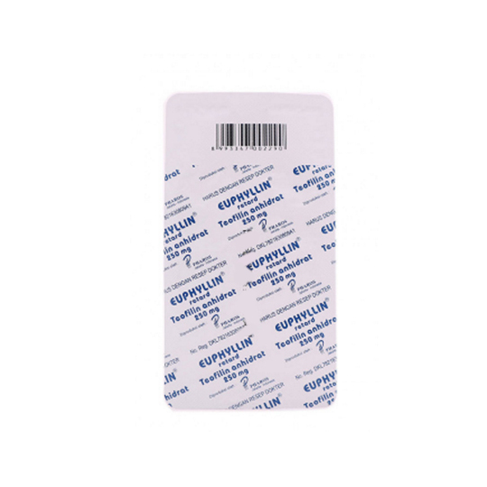 EUPHYLLIN RETARD 250 MG 10 TABLET EUPHYLLIN RETARD 250 MG 10 TABLET