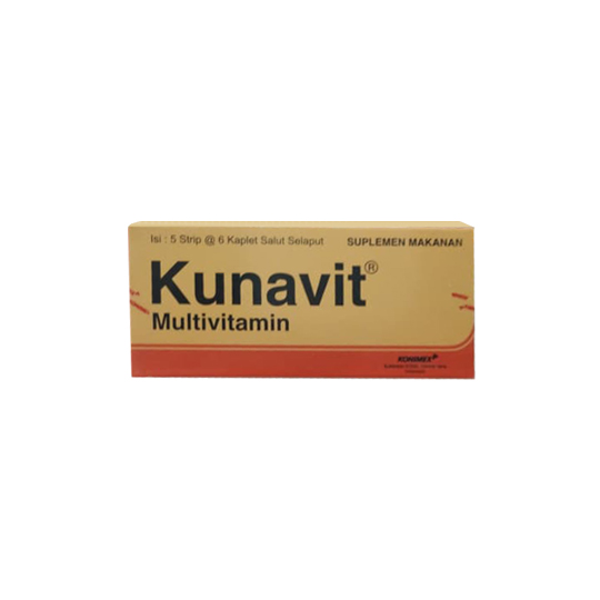 KUNAVIT MULTIVITAMIN 6 KAPLET KUNAVIT MULTIVITAMIN 6 KAPLET