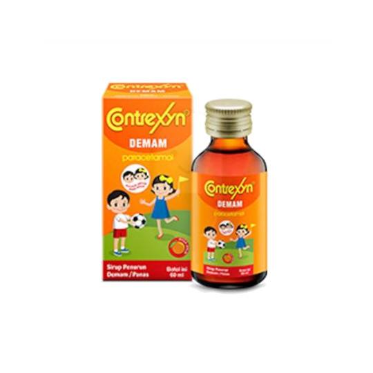 Contrexyn Demam Sirup Rasa Jeruk 60 ml Contrexyn Demam Sirup Rasa Jeruk 60 ml