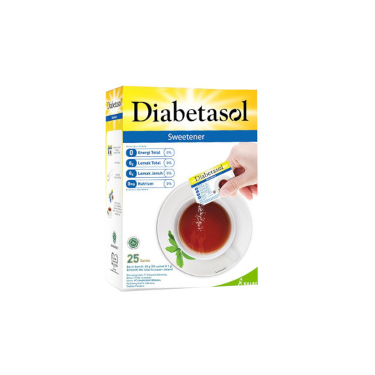 DIABETASOL ZERO CALORIE SWEETENER 25 SACHET DIABETASOL ZERO CALORIE SWEETENER 25 SACHET