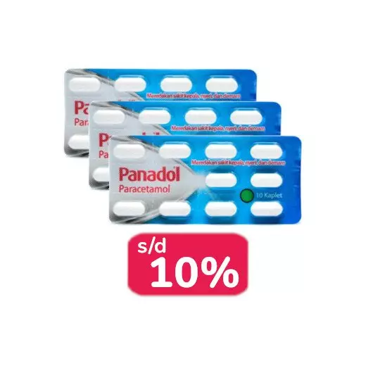 PANADOL 500 MG 30 KAPLET - LEBIH HEMAT PANADOL 500 MG 30 KAPLET - LEBIH HEMAT