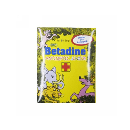BETADINE PLESTER JUNIOR 50 STRIP BETADINE PLESTER JUNIOR 50 STRIP
