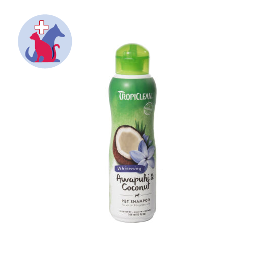 Tropiclean Whitening Awapuhi & Coconut Pet Shampoo 355 ml (12 Oz