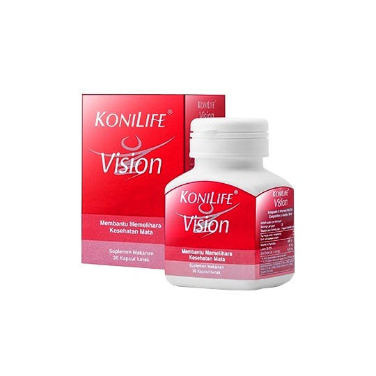 Konilife Vision (Merah) 30 Kapsul Lunak Konilife Vision (Merah) 30 Kapsul Lunak