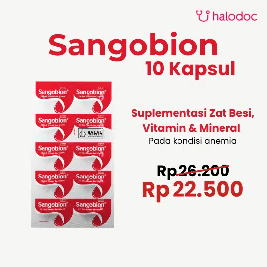 Sangobion 10 Kapsul