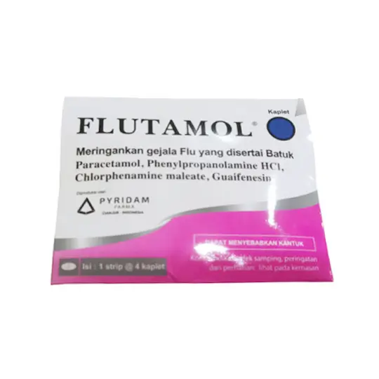 Flutamol 4 Kaplet - Kegunaan, Efek Samping, Dosis dan Aturan Pakai