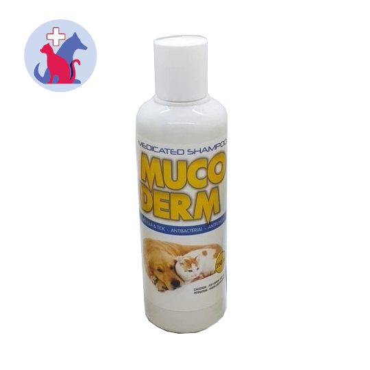 Mucoderm Medicated Shampoo for Dogs and Cats 250 ml Mucoderm Medicated Shampoo for Dogs and Cats 250 ml