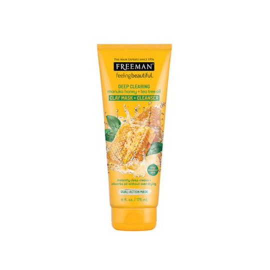 Freeman Feeling Beautiful Deep Clearing Manuka Honey + Tea Tree Oil Clay Mask + Cleanser 175 ml Freeman Feeling Beautiful Deep Clearing Manuka Honey + Tea Tree Oil Clay Mask + Cleanser 175 ml