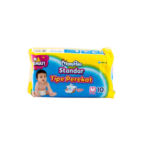 Mamy Poko Tipe Perekat Standar M 10 Pieces Mamy Poko Tipe Perekat Standar M 10 Pieces