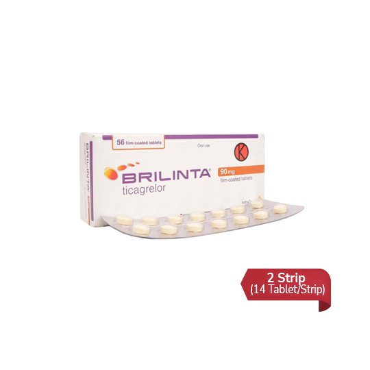 Brilinta 90 mg 2 Strip (14 Tablet/Strip) - Obat Rutin Brilinta 90 mg 2 Strip (14 Tablet/Strip) - Obat Rutin