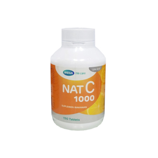 MEGA WE CARE NAT C 1000 MG 150 TABLET MEGA WE CARE NAT C 1000 MG 150 TABLET