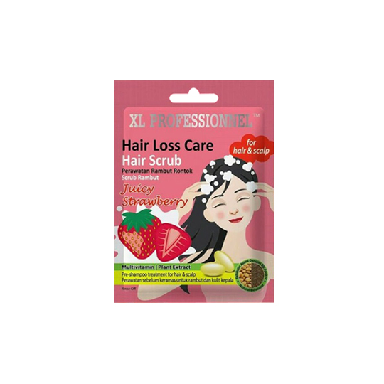 XL PROFESSIONNEL HAIR LOSS CARE HAIR SCRUB JUICY STRAWBERRY 20 G XL PROFESSIONNEL HAIR LOSS CARE HAIR SCRUB JUICY STRAWBERRY 20 G