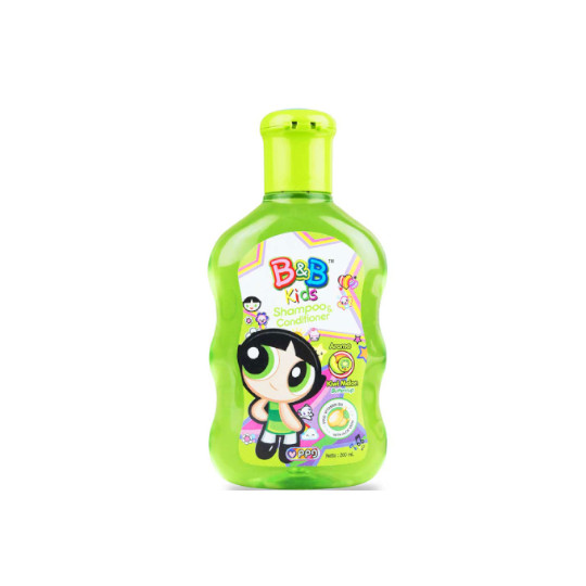 B&B KIDS SHAMPOO & CONDITIONER KIWI MELON 200 ML B&B KIDS SHAMPOO & CONDITIONER KIWI MELON 200 ML