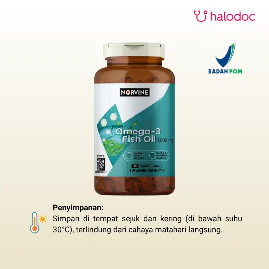 Norvine Omega 3 Fish Oil 1000 mg 90 Softgel - Gambar 5