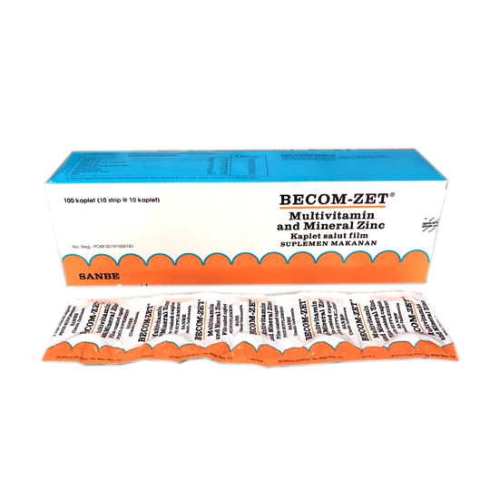 Becom-Zet 3 Strip (10 Kaplet/Strip)- Hemat Borongan Becom-Zet 3 Strip (10 Kaplet/Strip)- Hemat Borongan