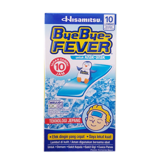 Bye Bye Fever Anak 10 Lembar Bye Bye Fever Anak 10 Lembar