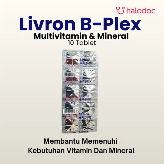 Livron B-Plex Multivitamin & Mineral 10 Tablet - Gambar 1