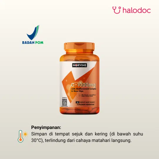 Norvine Vitamin C 1000 mg with Bioflavonoid Complex 60 Kaplet - Gambar 5