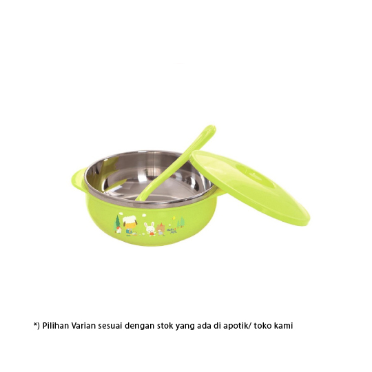 Baby Safe Stainless Bowl With Cover 450 ml Baby Safe Stainless Bowl With Cover 450 ml