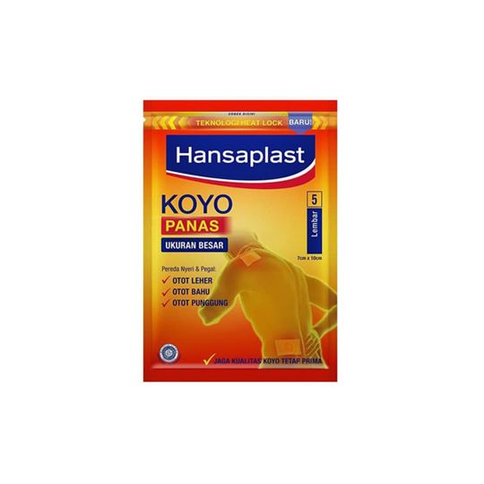 HANSAPLAST KOYO PANAS BESAR 5 LEMBAR HANSAPLAST KOYO PANAS BESAR 5 LEMBAR