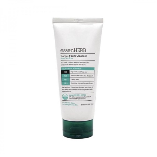 Essenherb Tea Tree Foam Cleanser 150 ml Essenherb Tea Tree Foam Cleanser 150 ml
