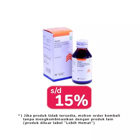 SILEX SIRUP 100 ML 2 BOTOL - LEBIH HEMAT SILEX SIRUP 100 ML 2 BOTOL - LEBIH HEMAT