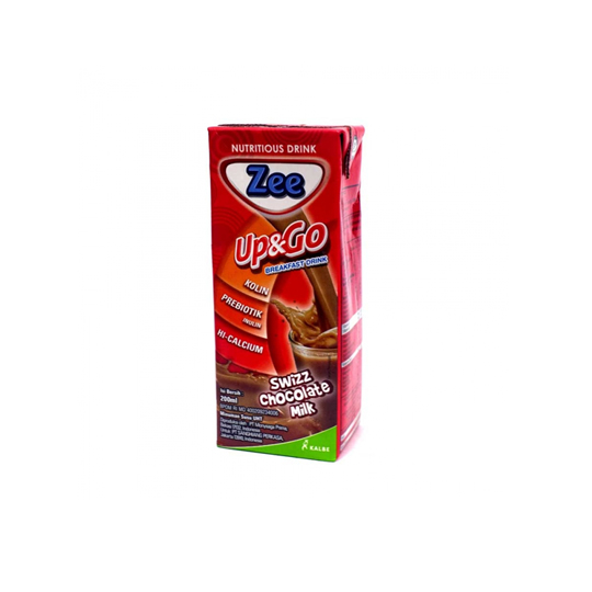ZEE UHT SWIZZ CHOCOLATE MILK 200 ML ZEE UHT SWIZZ CHOCOLATE MILK 200 ML