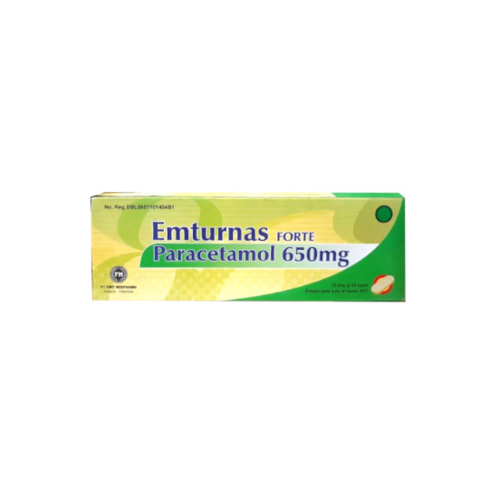 Emturnas Forte 650 mg 10 Kaplet Emturnas Forte 650 mg 10 Kaplet