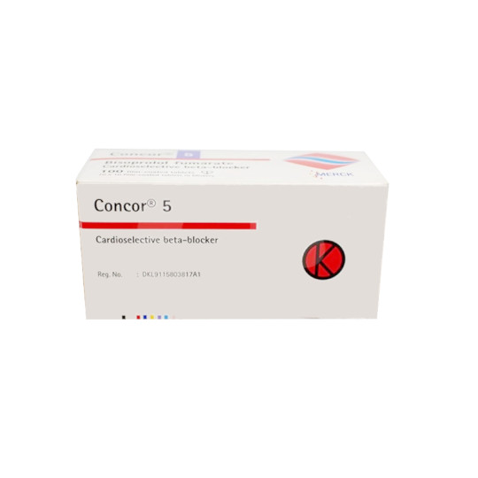 Concor 5 mg 3 Strip (10 Tablet/Strip) - Obat Rutin - Kegunaan, Efek