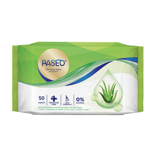 Paseo Cleansing Wipes Antibacterial 50 Sheets Kegunaan, Efek Samping