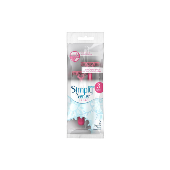 GILLETTE SIMPLY VENUS BASIC 3 BLADES 1 RAZOR GILLETTE SIMPLY VENUS BASIC 3 BLADES 1 RAZOR