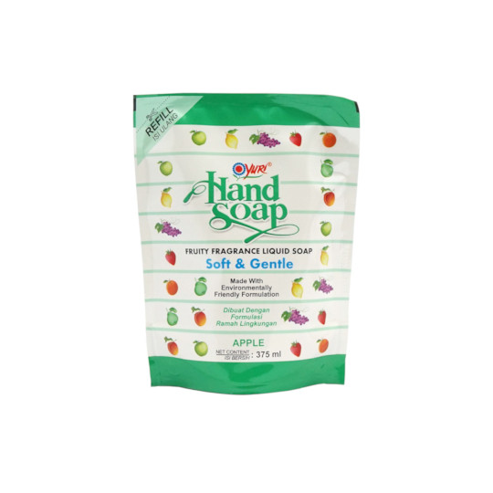 YURI HAND SOAP APPLE REFILL 375 ML YURI HAND SOAP APPLE REFILL 375 ML