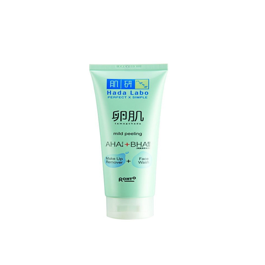 HADA LABO TAMAGOHADA MILD PEELING MAKE UP REMOVER + FACE WASH 50 G HADA LABO TAMAGOHADA MILD PEELING MAKE UP REMOVER + FACE WASH 50 G
