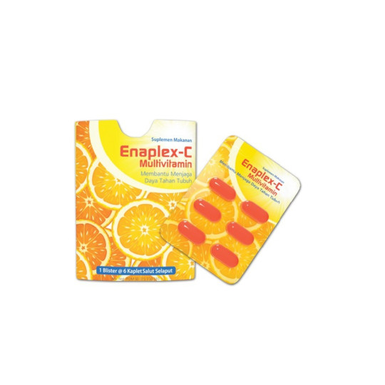 Enaplex-C Multivitamin 6 Kaplet Enaplex-C Multivitamin 6 Kaplet