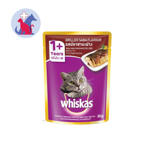 Whiskas Adult Rasa Saba Wet 85 g Whiskas Adult Rasa Saba Wet 85 g