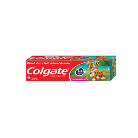 COLGATE TOOTHPASTE KID TIGER STRAWBERRY 40 G COLGATE TOOTHPASTE KID TIGER STRAWBERRY 40 G