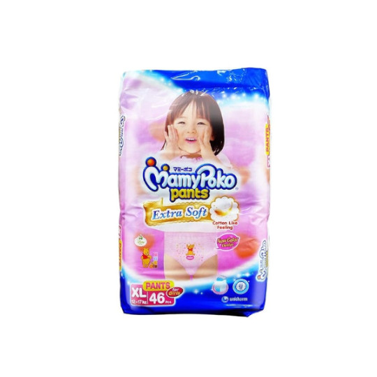 Mamy Poko Pants Extra Soft Girls XL 46 Pieces Mamy Poko Pants Extra Soft Girls XL 46 Pieces