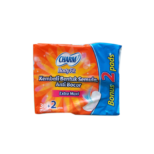 CHARM BODY FIT EXTRA MAXI NON WING 32 PADS CHARM BODY FIT EXTRA MAXI NON WING 32 PADS