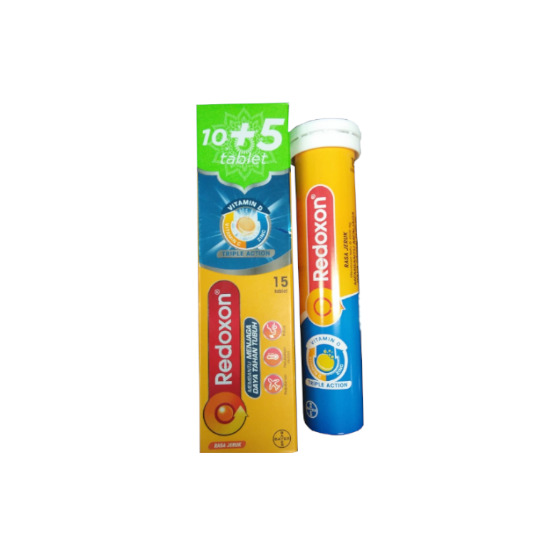 REDOXON TRIPLE ACTION EFFERVESCENT 10+5 TABLET REDOXON TRIPLE ACTION EFFERVESCENT 10+5 TABLET