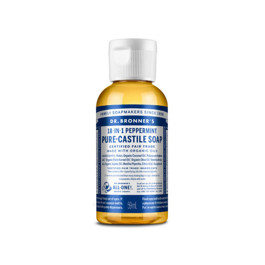 Dr Bronners PureCastile Soap Peppermint 59 ml Kegunaan, Efek Samping, Dosis dan Aturan Pakai