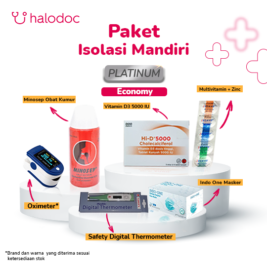 Isolasi Mandiri Platinum (2 Weeks) - Paket Sehat Isolasi Mandiri Platinum (2 Weeks) - Paket Sehat