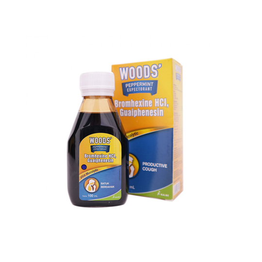 Woods Peppermint Expectorant Sirup 100 ml Woods Peppermint Expectorant Sirup 100 ml